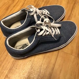 Men’s Blue Old Skool Vans- Size 11